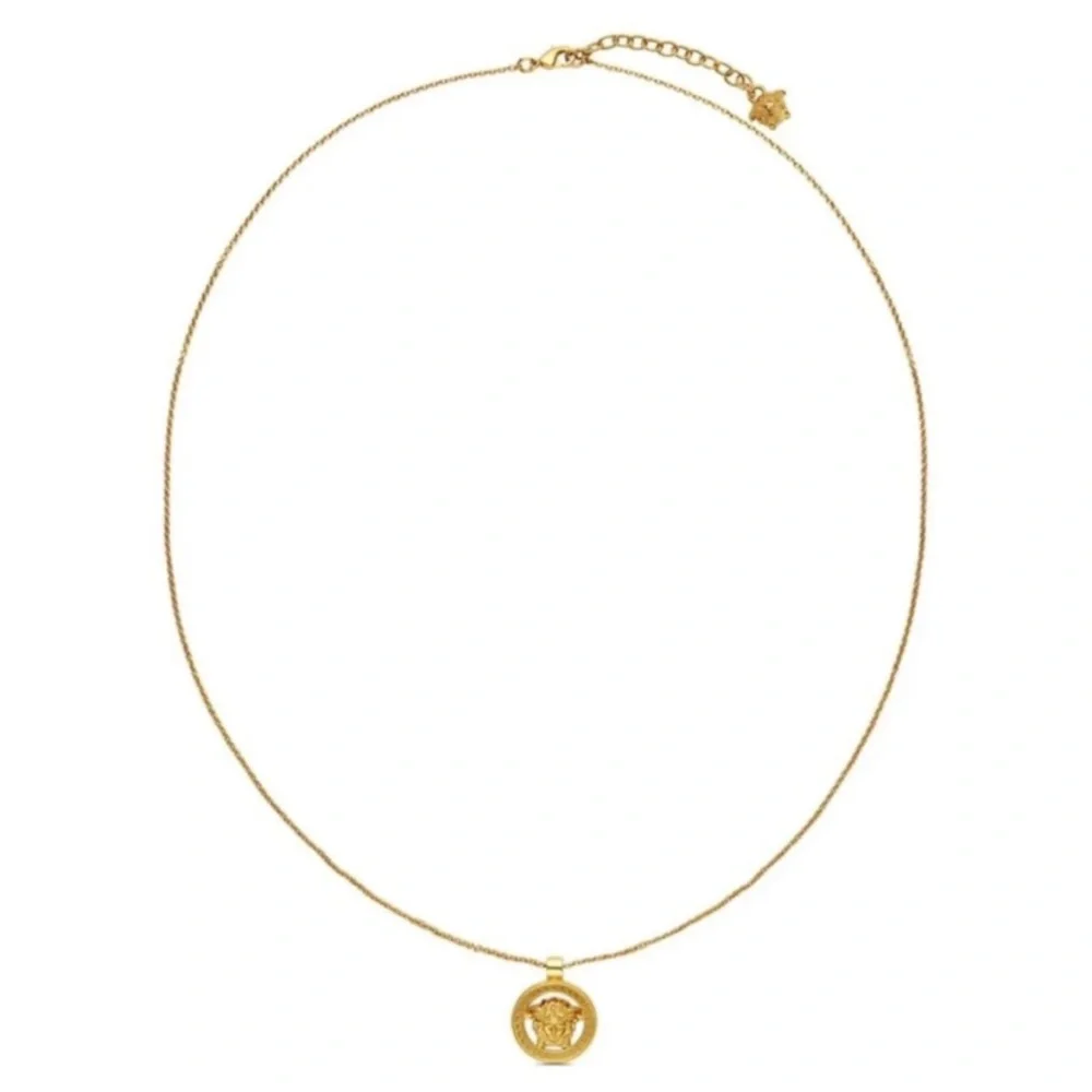 VERSACE Medusa cutout coin necklace - Picture 3 of 3